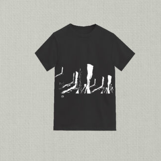 林夕筆風｜全棉T-Shirt｜人間｜04｜Black